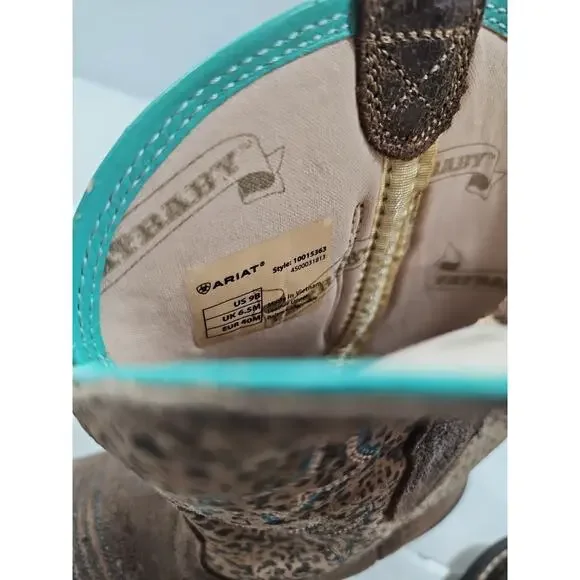 Ariat ~Woman Size 9B~ Brown Fatbaby Heritage Western Boots. - Picture 4 of 16